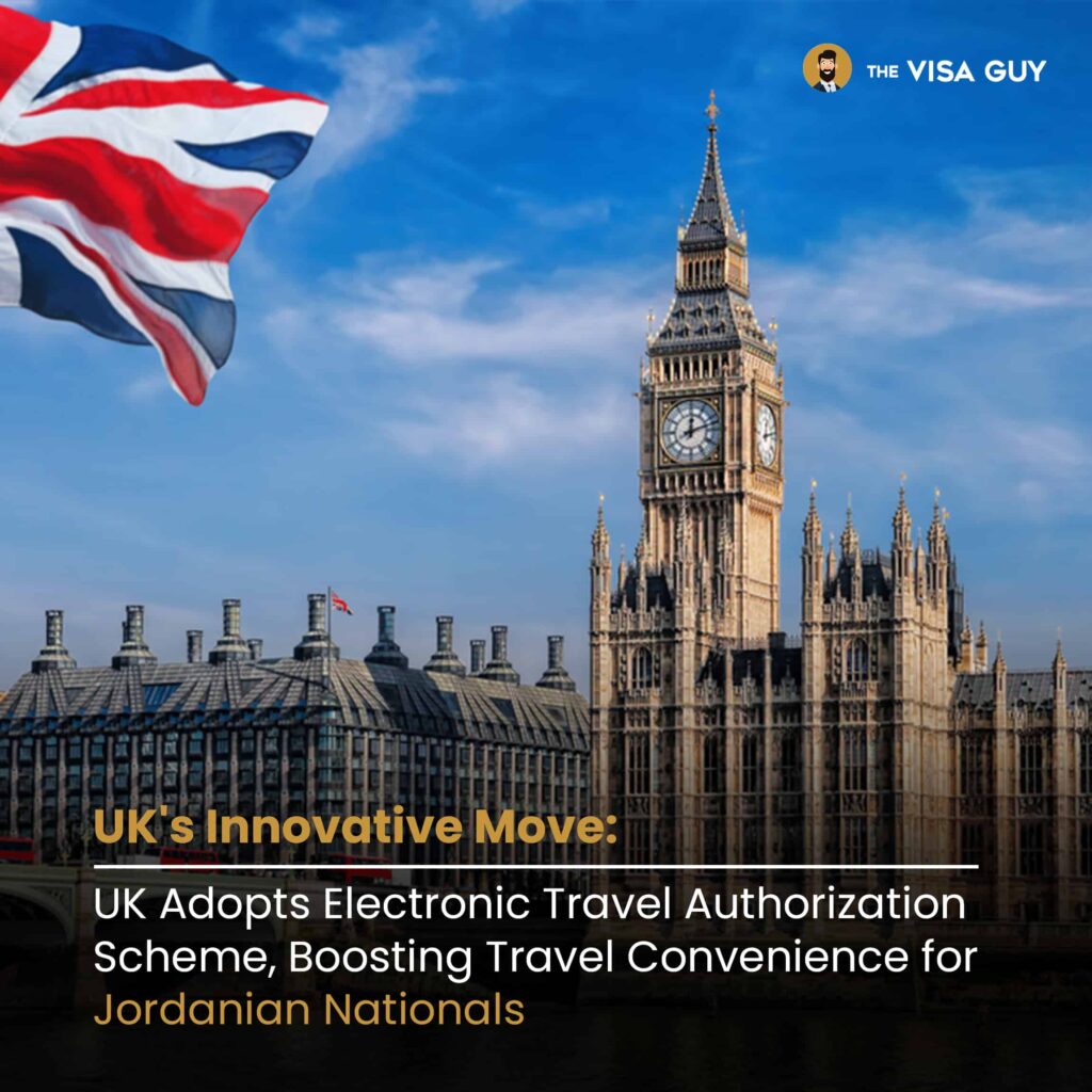 UK Introduces Electronic Travel Authorization Scheme, Easing Travel for Jordanian Nationals