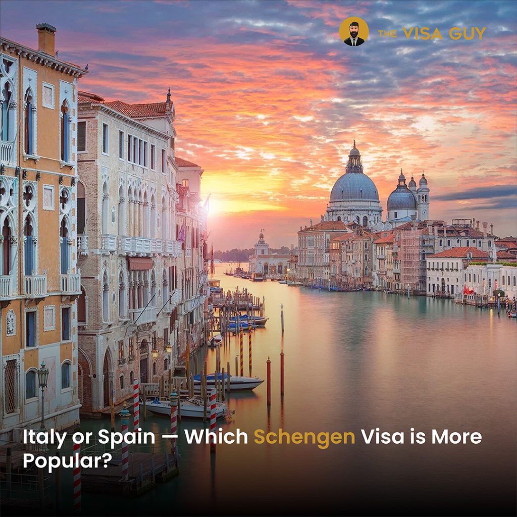 Italy or Spain — Which Schengen Visa is More Popular?