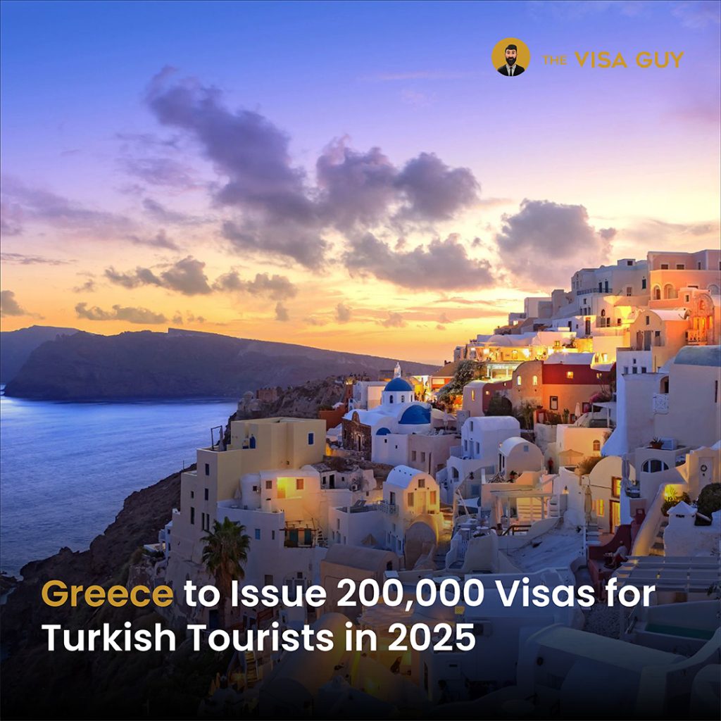 Greece to Issue 200,000 Visas for Turkish Tourists in 2025