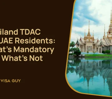 Thailand TDAC for UAE Residents: