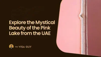 Pink Lake from the UAE Pink Lake from the UAE
